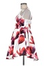 A'gaci 100% Polyester Floral White Cocktail Dress Size M - photo 5