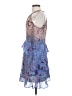 BCBGMAXAZRIA 100% Silk Paisley Blue Cocktail Dress Size XS - photo 5