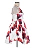 A'gaci 100% Polyester Floral White Cocktail Dress Size M - photo 4