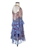 BCBGMAXAZRIA 100% Silk Paisley Blue Cocktail Dress Size XS - photo 4