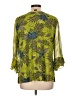 MULTIPLES 100% Rayon Green 3/4 Sleeve Blouse Size XL - photo 2