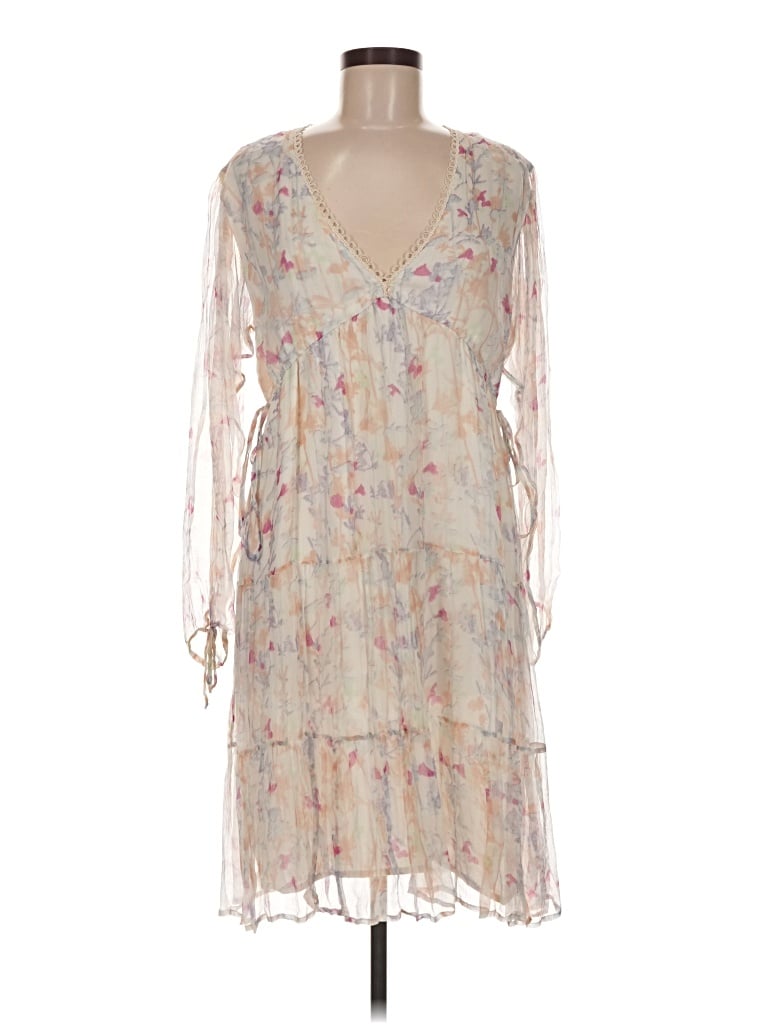 Pre-owned Slate & Willow Cocktail Dress In Ivory