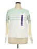 525 America Color Block White Pullover Sweater Size XXL - photo 1