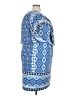 Chico's Print Blue Casual Dress Size XXL (4) - photo 4