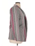 River Island Stripes Gray Blazer Size 14 - photo 4