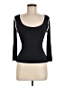 Max Mara Blue Black 3/4 Sleeve Top Size M - photo 1