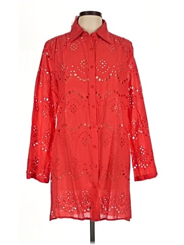 Adiva 3/4 Sleeve Button-Down Shirt (view 1)