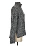 Theory Tweed Gray Turtleneck Sweater Size S - photo 4