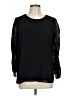 Calvin Klein Black Long Sleeve Blouse Size 10 - photo 1