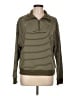 Three Dots Stripes Green Pullover Sweater Size L - photo 1