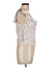 Free People 100% Polyester Ivory Sleeveless Top Size L - photo 4
