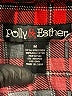 Polly & Esther 100% Polyester Plaid Red 3/4 Sleeve Blouse Size M - photo 7