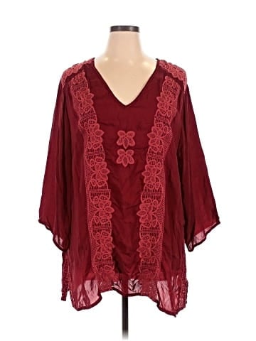 Johnny Was 3/4 Sleeve Blouse (view 1)