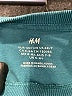 H&M 100% Cotton Solid Teal Pullover Sweater Size 6X - 7 - photo 3