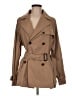 Uniqlo 100% Polyester Tan Trenchcoat Size M - photo 1