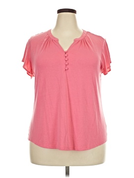 Liz Claiborne Short Sleeve Henley (view 1)