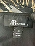 AB Studio Graphic Black Cocktail Dress Size 16 - photo 7
