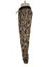 La Cabana 100% Polyester Print Gold Casual Pants Size S - photo 5