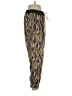 La Cabana 100% Polyester Print Gold Casual Pants Size S - photo 4