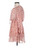 rue21 100% Polyester Floral Red Casual Dress Size S - photo 5