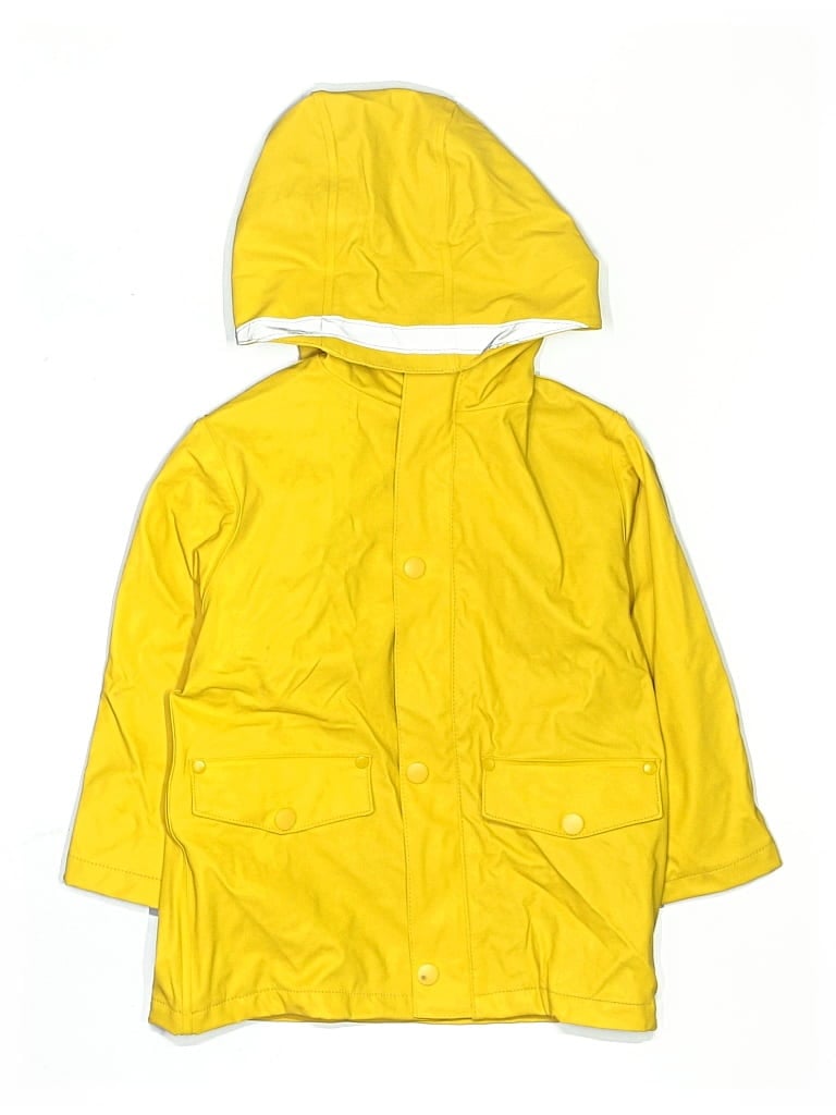 Pre-owned Mini Boden Kids' Raincoat In Yellow