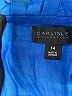Carlisle 100% Ramie Tie-dye Blue 3/4 Sleeve Blouse Size 14 - photo 7