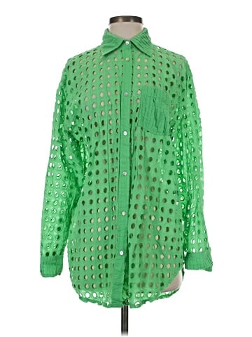 Solid & Striped Long Sleeve Blouse (view 1)