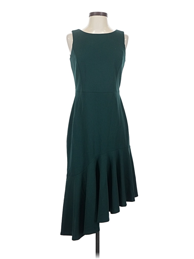 Pre-owned Calvin Klein Cocktail Dress In Teal