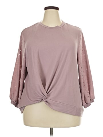 Como Blu 3/4 Sleeve Top (view 1)
