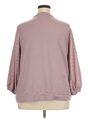 Como Blu 3/4 Sleeve Top (view 2)