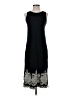 Talbots 100% Cotton Graphic Black Cocktail Dress Size XS - photo 1