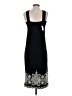 Talbots 100% Cotton Graphic Black Cocktail Dress Size XS - photo 2