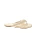 Assorted Brands Ivory Flip Flops Size 10 - photo 1