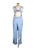 Unique Vintage Solid Blue Jumpsuit Size 1X - photo 2