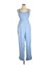 Unique Vintage Solid Blue Jumpsuit Size 1X - photo 1