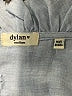 Dylan 100% Cotton Blue Sleeveless Button-Down Shirt Size M - photo 7
