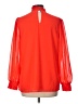 Perseption Concept 100% Polyester Red 3/4 Sleeve Blouse Size L - photo 2