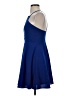 Lulus 100% Polyester Solid Blue Cocktail Dress Size S - photo 5