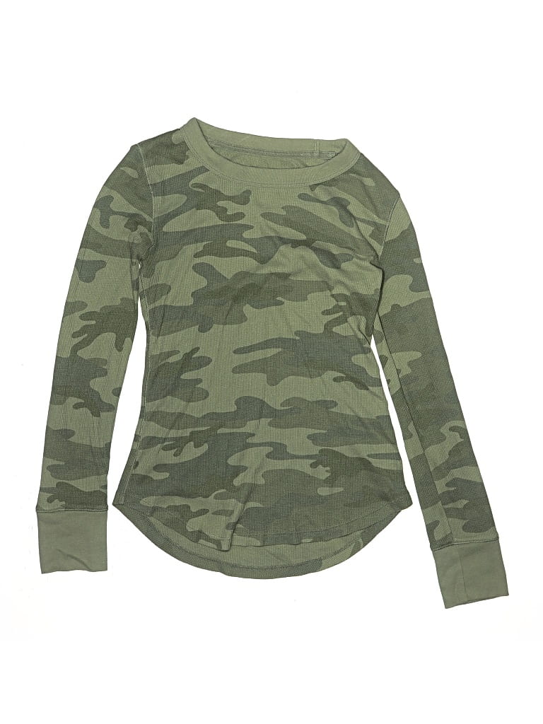 Pre-owned Gap Kids' Long Sleeve T-shirt In Green