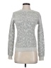 Theory Paisley Silver Wool Pullover Sweater Size P (petite) - photo 1