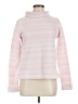 Dudley Stephens Stripes Pink Turtleneck Sweater Size M - photo 1