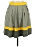 Ezra Color Block Green Gray Casual Skirt Size M - photo 2