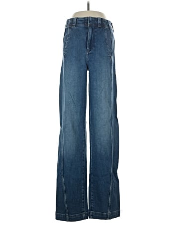 Madewell Tapered Denim Trousers in Calvert Wash (view 1)