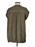 Everleigh 100% Polyester Green Short Sleeve Blouse Size L - photo 2