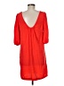 Hello Miss Solid Red Casual Dress Size M - photo 2