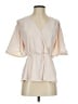 Sugar Lips Ivory Short Sleeve Blouse Size L - photo 1