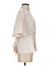 Sugar Lips Ivory Short Sleeve Blouse Size L - photo 4