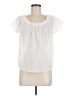Generation Love 100% Cotton White Short Sleeve Blouse Size M - photo 1