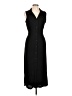Weekend Solid Black Casual Dress Size L - photo 1