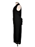 Weekend Solid Black Casual Dress Size L - photo 5